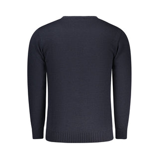 Suéter azul de acrílico para hombre