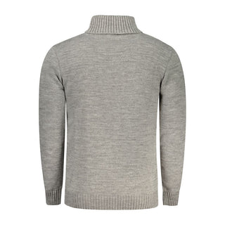 Suéter gris de acrílico para hombre