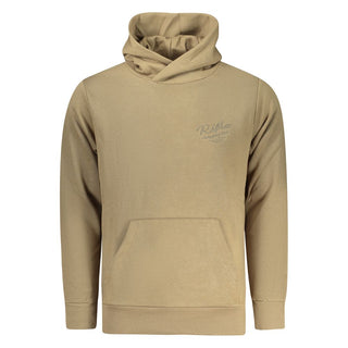 Sudadera con capucha para hombre de algodón marrón
