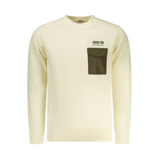 Sudadera de algodón blanca para hombre
