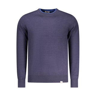 Blauer Herrenpullover aus Polyester