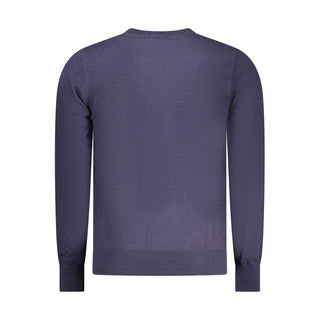 Blauer Herrenpullover aus Polyester