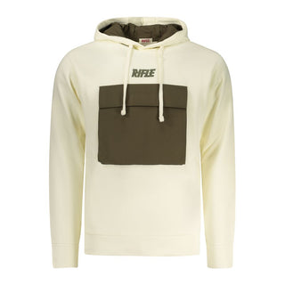 Sudadera de algodón blanca para hombre