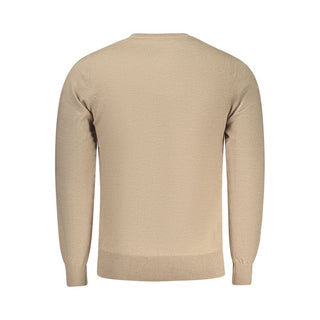 Beiger Polyester-Herrenpullover