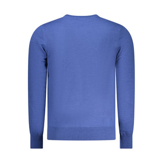 Blu Polyester Men Sweater