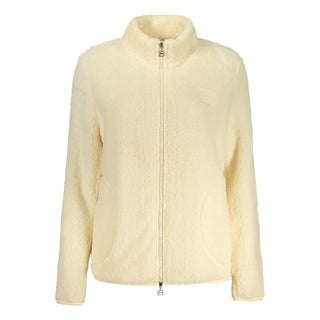 Sudadera beige de poliéster para mujer