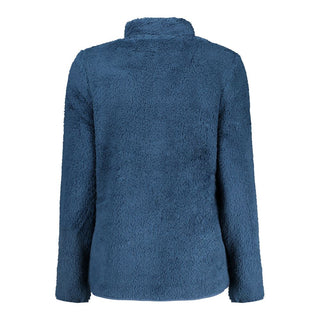 Sudadera para mujer de poliéster azul