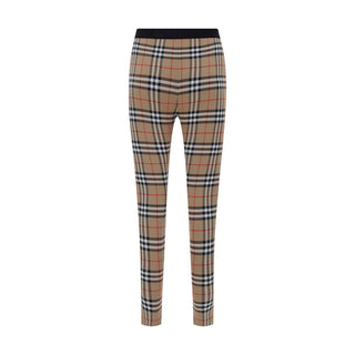 Leggings de poliamida marrón
