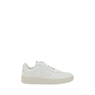 Zapatillas bajas de fibras diversas blancas