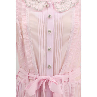 Mehrfarbiges Viskose Freizeitkleid