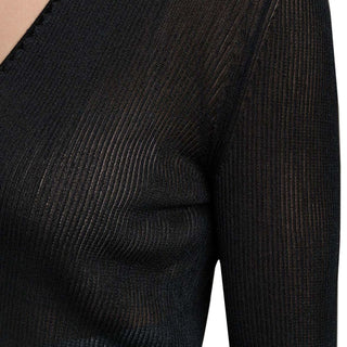 Camisetas sin mangas de poliamida negras