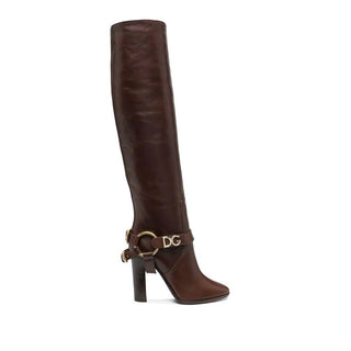 Braune Kalbsleder-Stiefel