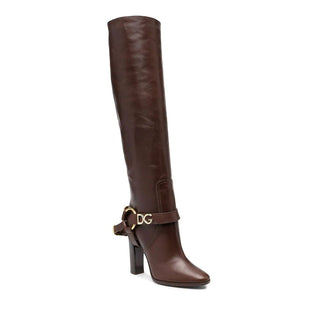 Braune Kalbsleder-Stiefel