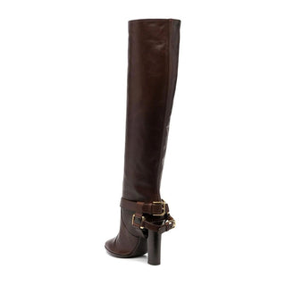 Braune Kalbsleder-Stiefel