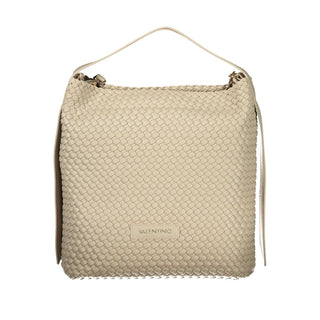 Bolso de mujer beige de poliuretano  