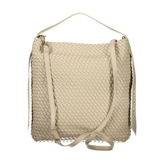 Bolso de mujer beige de poliuretano  