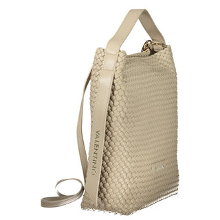 Bolso de mujer beige de poliuretano  