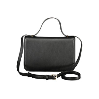 Bolso de mujer de poliuretano negro