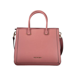 Rosa Polyethylen-Handtasche