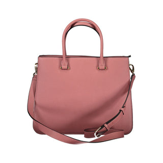 Rosa Polyethylen-Handtasche
