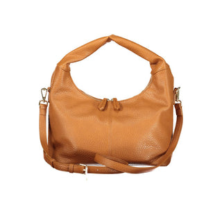 Brown Polyurethane Women's Bag
