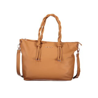 Braune Polyethylen Handtasche