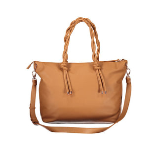Braune Polyethylen Handtasche