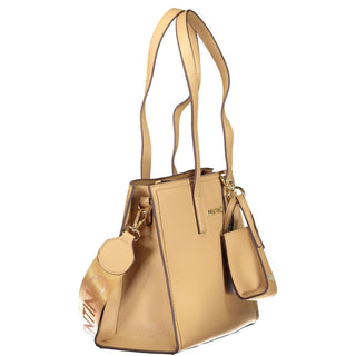 Beige Polyurethan-Damentasche