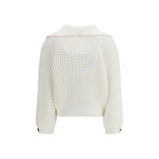 Sudadera blanca de algodón
