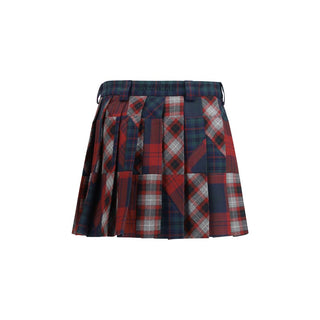 Multicolor Wool Mini Skirt