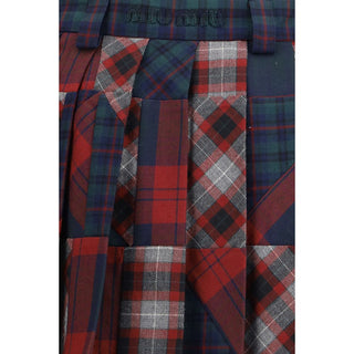 Multicolor Wool Mini Skirt