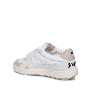 White Calfskin Athletic Sneakers