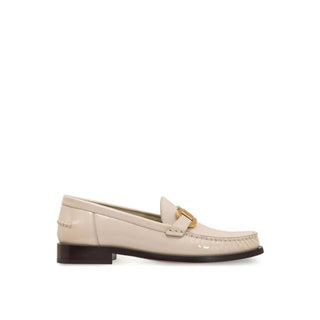 Weiße Slip-On Loafer aus Kalbsleder