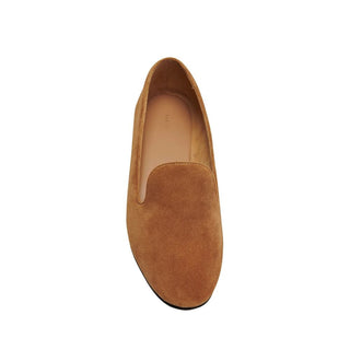 Mocasines slip-on de piel de becerro marrón