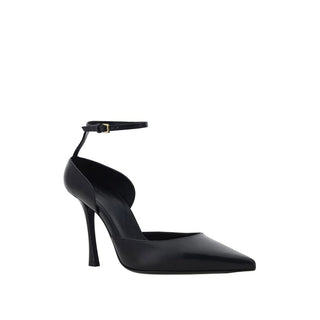 Schwarze Pumps aus Lammleder