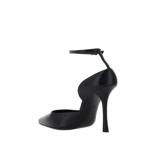 Schwarze Pumps aus Lammleder