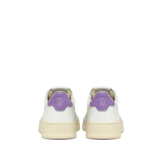 Weiße Low-Top-Sneaker aus Leder
