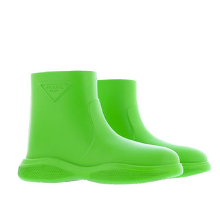 Zweifarbige Gummi-Regenstiefel