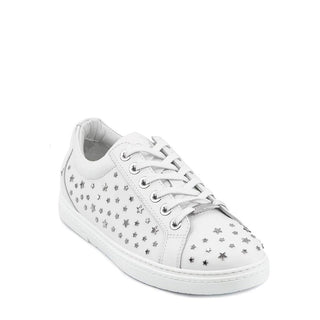 Weiße Kalbsleder-Sneaker