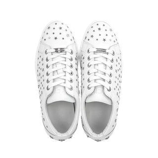 Weiße Kalbsleder-Sneaker
