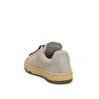 Gray Leather Sneakers