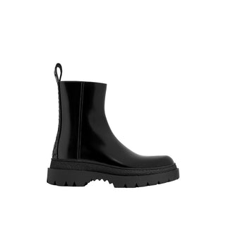 Schwarze Chelsea Boots aus Kalbsleder