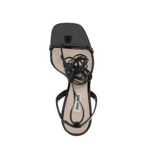 Black Calfskin Sandals