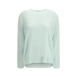 Blauer Kaschmirpullover