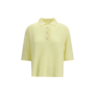 Zweifarbiges Kaschmir-Poloshirt