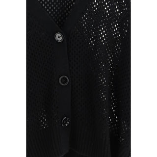 Black Wool Cardigan