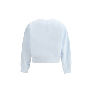 Blaues Baumwoll-Sweatshirt