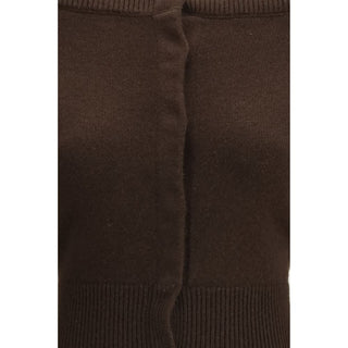 Brauner Kaschmir-Cardigan
