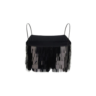 Black Polyester Blouse