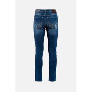 Blue Cotton Jeans Denim